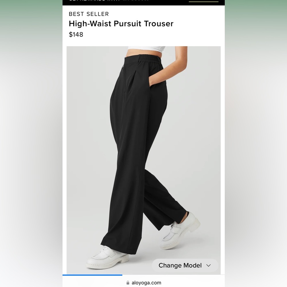 Alo yoga high waist pants - black